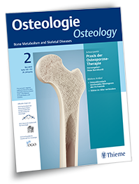 Zeitschrift Osteologie Cover
